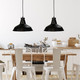 Pendant Light Black 31cm E27 60W Industrial Pendant Light Black 31cm E27 60W Industrial